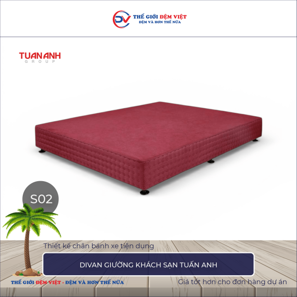Divan giường khách sạn Tuấn Anh S02